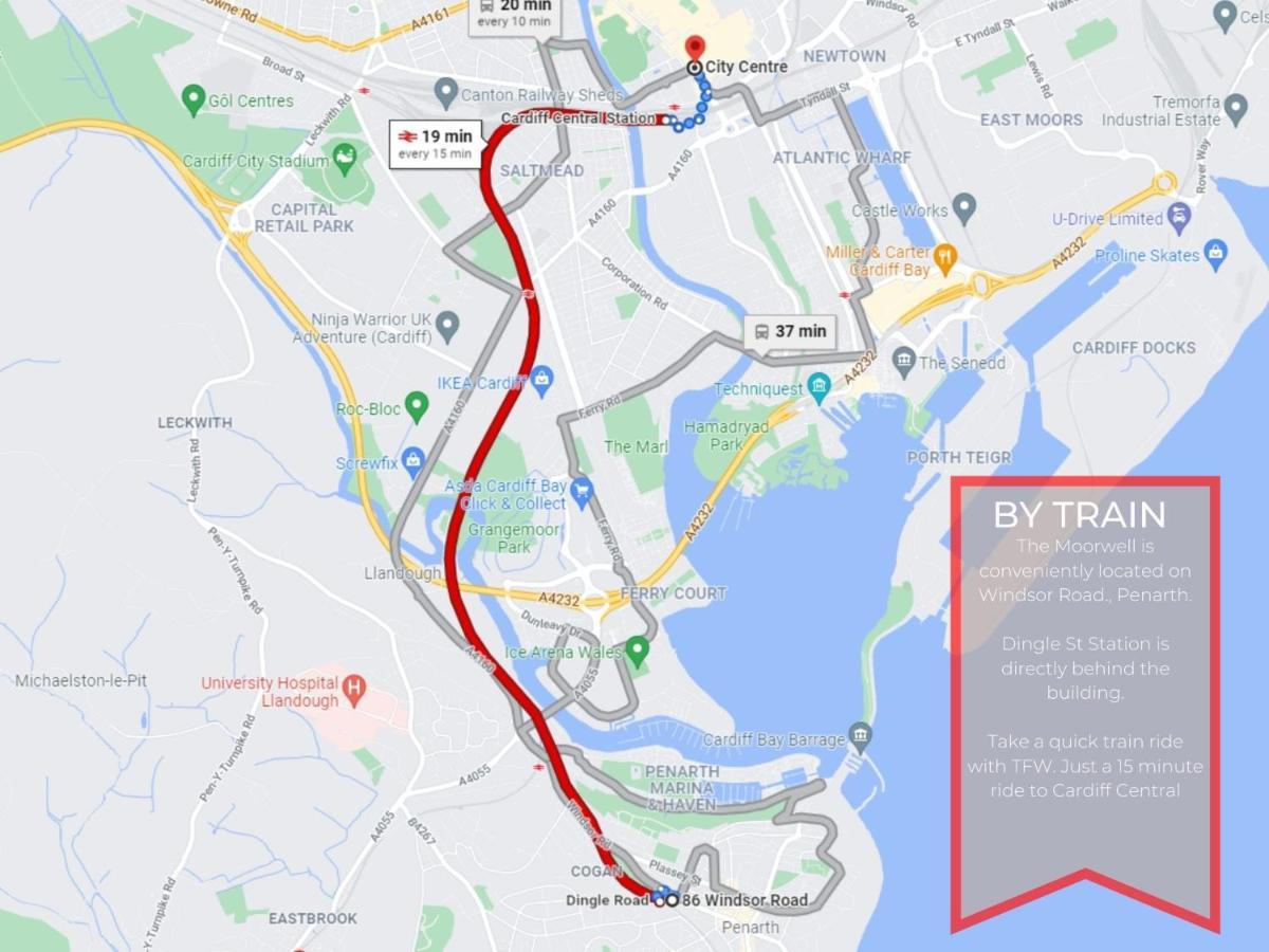 Luxe Apartments, The Moorwell, Parking, Gym - 10Mins Cardiff City Ctr Exteriér fotografie