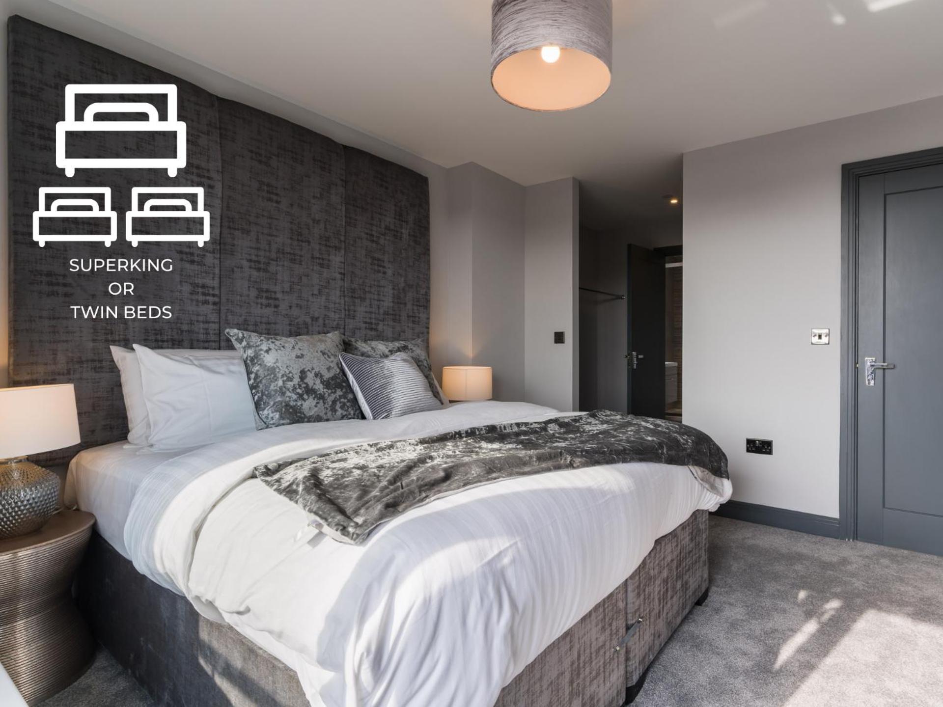 Luxe Apartments, The Moorwell, Parking, Gym - 10Mins Cardiff City Ctr Pokoj fotografie